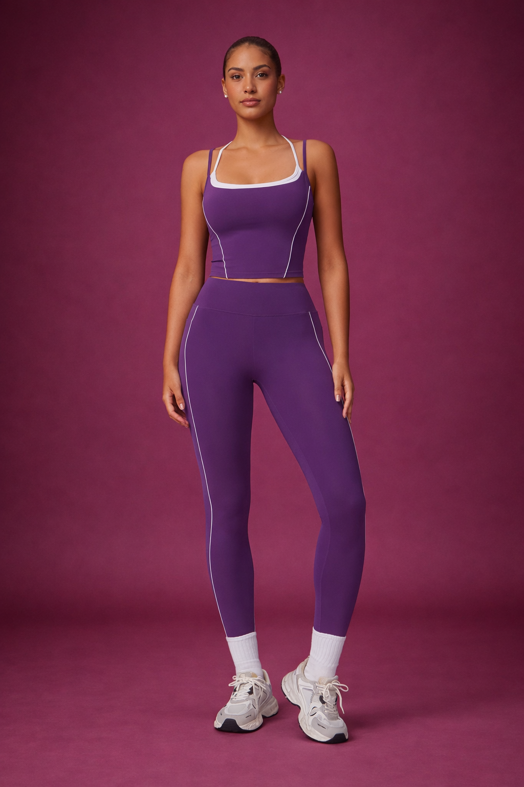 Fitness Set Cropped Top and V-Waist