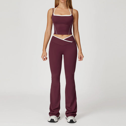 Fitness Set Cropped Top and V-Waist