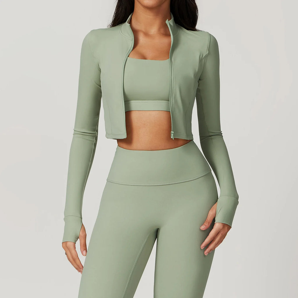 Women’s Long-Sleeve Fitness Jacket